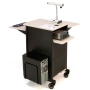 jumbo presentation cart plus laptop shelf