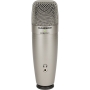 usb large diaphragm condenser microphone peak led headphone output