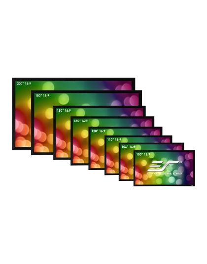 135-Inch 16:9 Front Projection Fixed Frame Screen