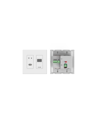 AVoIP Wall Plate Decoder for 4K60 4:2:0, HDR10 over 1G network