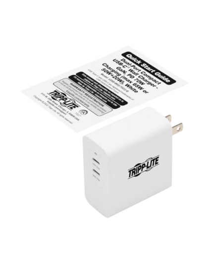 Dual-Port Compact USB-C Wall Charger