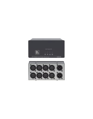 4x1 Balanced Stereo Audio Mechanical Switcher