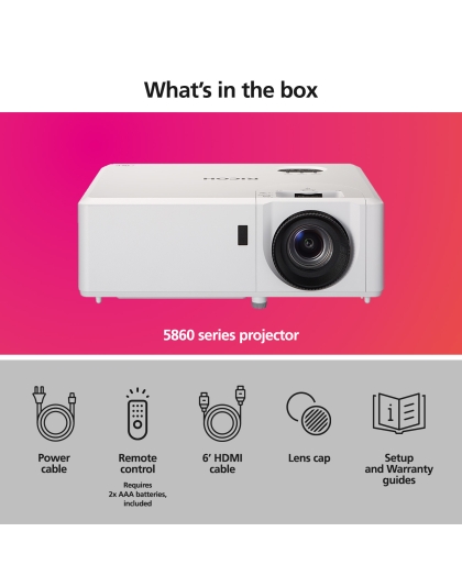 Ricoh PJ WXL5860 DLP Portable Projector