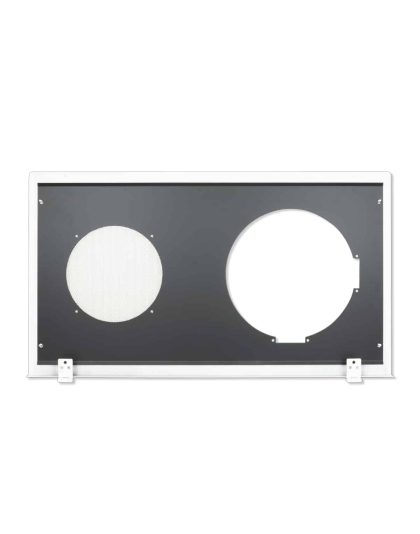 Full Grille with Frame for Recessed Clock-Speaker Center