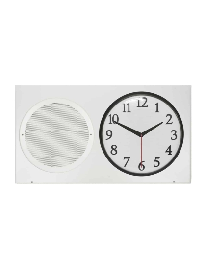 Round Bezel Grille with Frame for Recessed Clock-Speaker Center
