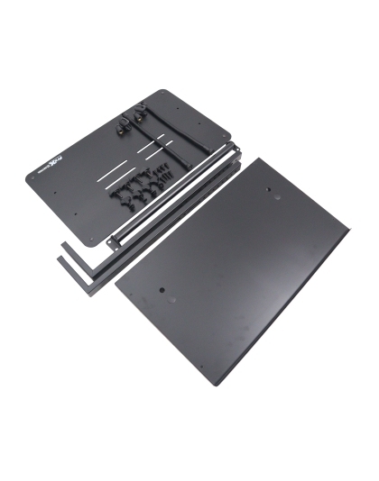 Maestro Multi-Media Lectern Podium For LED Flatscreen TVs up to 32" with 2 Gooseneck Mic Stands