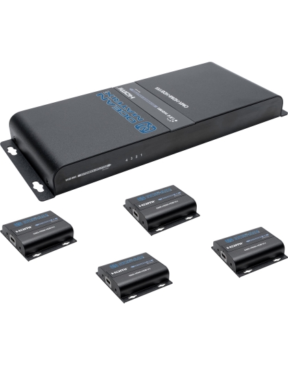 HDMI Extender Splitter Set - 1080p60 up to 120m Over CAT5/5e/6