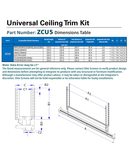 -Inch Trim Kit Accessories   Screen