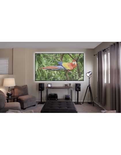 92-Inch Aeon CineGrey 3D Series Fixed Frame Ceiling/Ambient Light Rejecting 16:9 Front Projection Screen