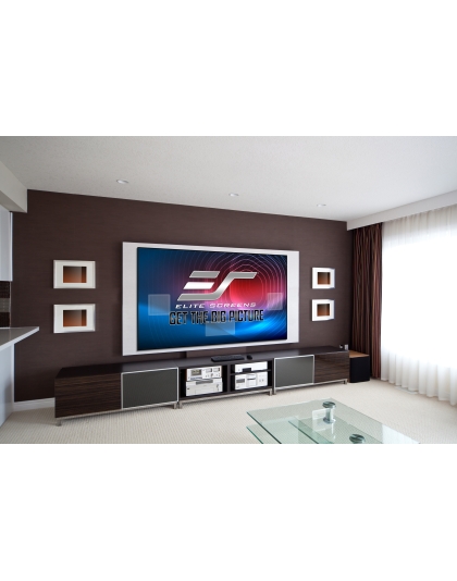 138-Inch Aeon CineWhite A8K Series Fixed Frame Acoustically Transparent 2.35:1 Front Projection Screen