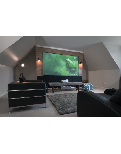 123-Inch Aeon CLR Series Fixed Frame Ceiling/Ambient Light Rejecting 16:9 Front Projection Screen