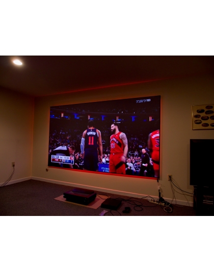 123-Inch Aeon CLR Series Fixed Frame Ceiling/Ambient Light Rejecting 16:9 Front Projection Screen