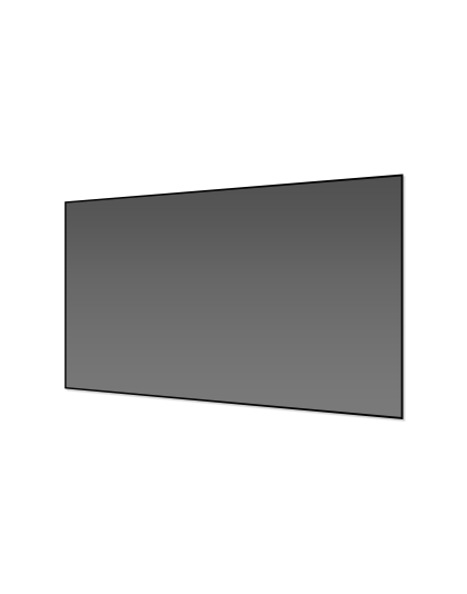 123-Inch Aeon CLR Series Fixed Frame Ceiling/Ambient Light Rejecting 16:9 Front Projection Screen