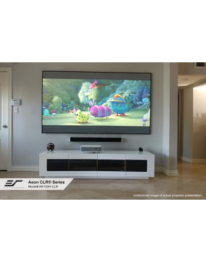 123-Inch Aeon CLR Series Fixed Frame Ceiling/Ambient Light Rejecting 16:9 Front Projection Screen