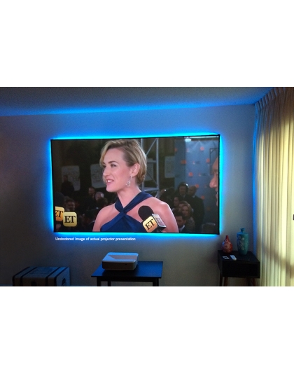123-Inch Aeon CLR Series Fixed Frame Ceiling/Ambient Light Rejecting 16:9 Front Projection Screen