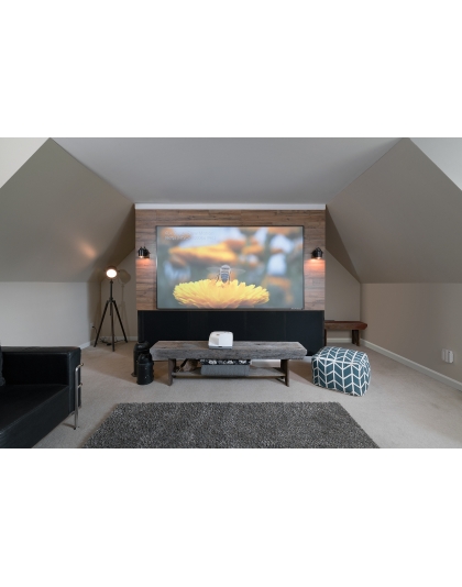 123-Inch Aeon CLR Series Fixed Frame Ceiling/Ambient Light Rejecting 16:9 Front Projection Screen