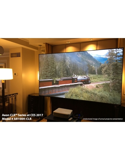 123-Inch Aeon CLR Series Fixed Frame Ceiling/Ambient Light Rejecting 16:9 Front Projection Screen