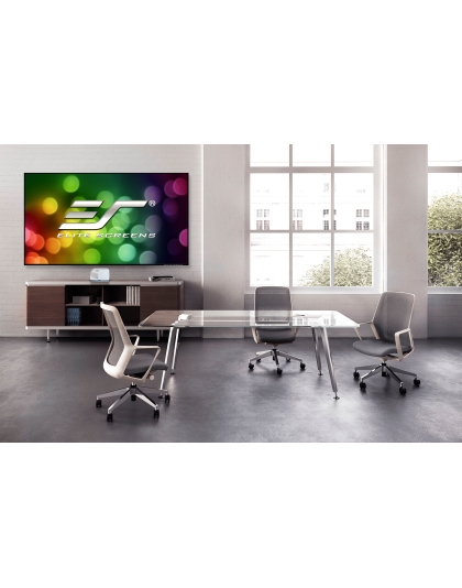 123-Inch Aeon CLR Series Fixed Frame Ceiling/Ambient Light Rejecting 16:9 Front Projection Screen