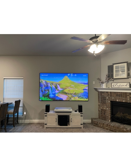 123-Inch Aeon CLR 3 Series Fixed Frame Ceiling/Ambient Light Rejecting 16:9 Front Projection Screen