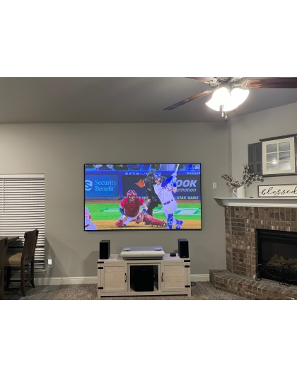 123-Inch Aeon CLR 3 Series Fixed Frame Ceiling/Ambient Light Rejecting 16:9 Front Projection Screen