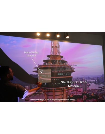 138-Inch Aeon CLR 5 Series Fixed Frame Ceiling/Ambient Light Rejecting 16:9 Front Projection Screen
