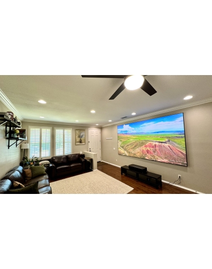 138-Inch Aeon CLR 5 Series Fixed Frame Ceiling/Ambient Light Rejecting 16:9 Front Projection Screen