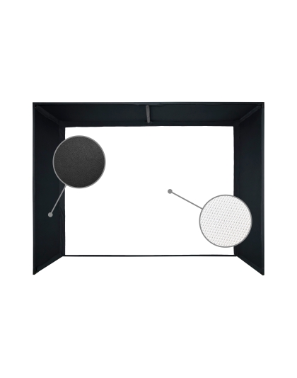 -Inch GolfSim Bay Series Sports Simulation  Front Projection Screen