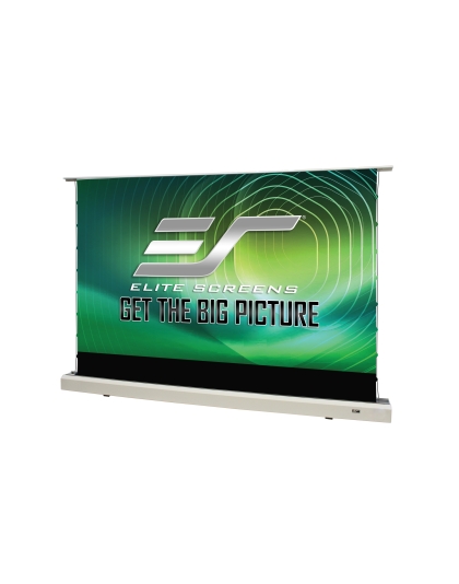 121-Inch Kestrel Tab-Tension 2 CLR 3 Series Electric Floor-Rising 16:9 Front Projection Screen