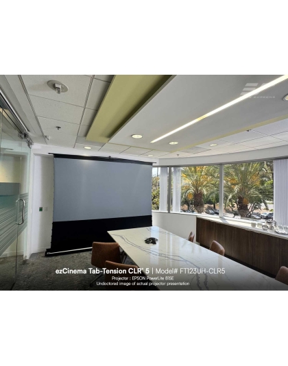 123-Inch ezCinema Tab-Tension CLR 5 Portable 16:9 Front Projection Screen