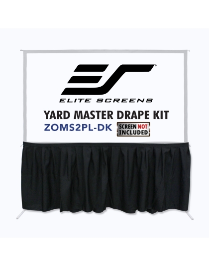 Elite Screens Drape Kit for Yard Master 2 Plus Projection Screens 100 -Inch Diag. to 200-Inch Diag. Models. 176.7-Inch Diag. L x 60-Inch Diag. H
