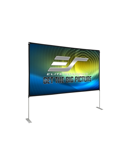 125-Inch Yard Master Lite Series Portable 16:9 Front and Rear Projection Screen