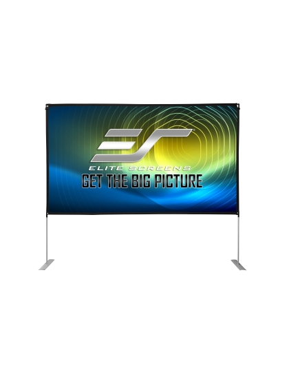 125-Inch Yard Master Lite Series Portable 16:9 Front and Rear Projection Screen