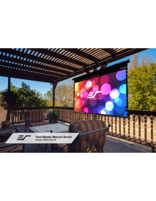 120-Inch Yard Master Manual Outdoor Retractable Manual 16:9 Front Projection Screen