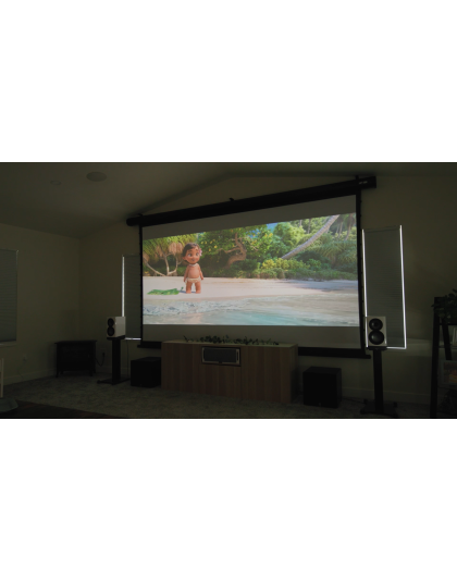 110-Inch CineTension 3 Series Electric Wall/Ceiling Tab-Tension 16:9 Front Projection Screen