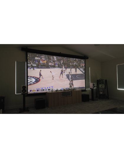 110-Inch CineTension 3 Series Electric Wall/Ceiling Tab-Tension 16:9 Front Projection Screen