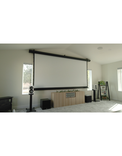 110-Inch CineTension 3 Series Electric Wall/Ceiling Tab-Tension 16:9 Front Projection Screen