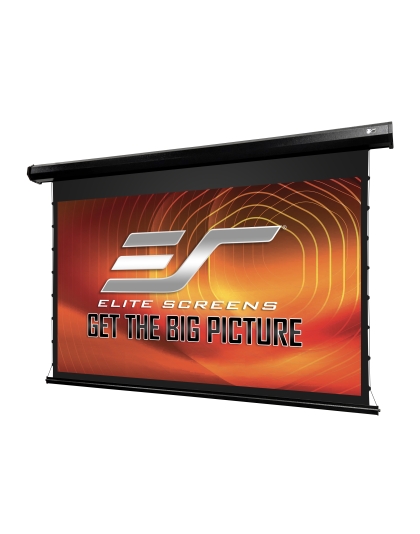 150-Inch CineTension 3 WraithVeil Dual Series Electric Wall/Ceiling Tab-Tension 16:9 Front and Rear Projection Screen