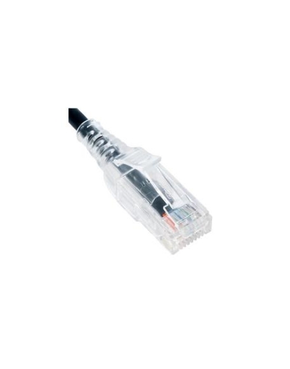 PATCH CORD, CAT 6 SLIM CLEAR SR 10PK 1FT