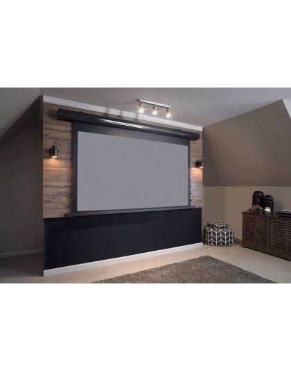 150-Inch Starling Tab-Tension CLR 5 Series Electric Ceiling/Ambient Light Rejecting Screens 16:9 Front Projection Screen