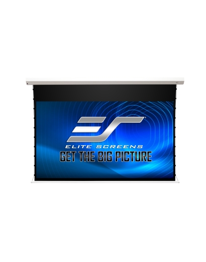 110-Inch Starling Tab-Tension CineGrey 4D AT Series Electric Tab Tension Acoustically Transparent 16:9 Front Projection Screen