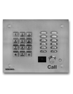 Stainless Steel Keypad and Color Camera