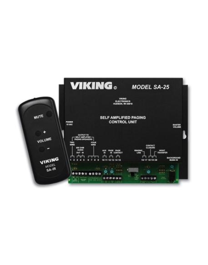 Self Amplified Paging System Control