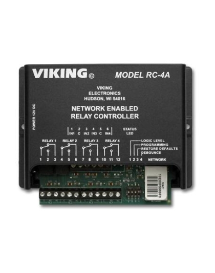 Network Enabled 4 Relay Controller