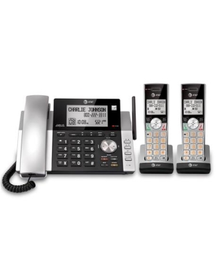 2 Handset Corded Cordless Answering Sys