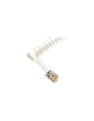 GCHA444012-FWH / 12' WHITE Handset Cord