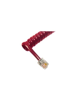 GCHA444012-FCR / 12' RED Handset Cord