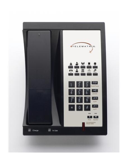 TeleMatrix 9600IPMWD DECT 6.0 Black