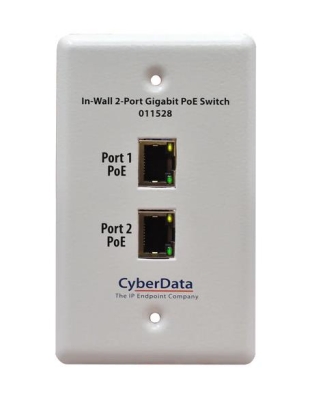 In-Wall 2-Port Gigabit PoE Switch