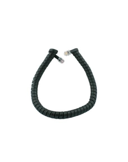 CORD COILED 6 CON. 15' BLACK