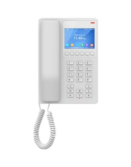 Compact Hotel Phone, Color LCD, WHT